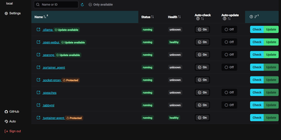 Tugtainer screenshot thumbnail