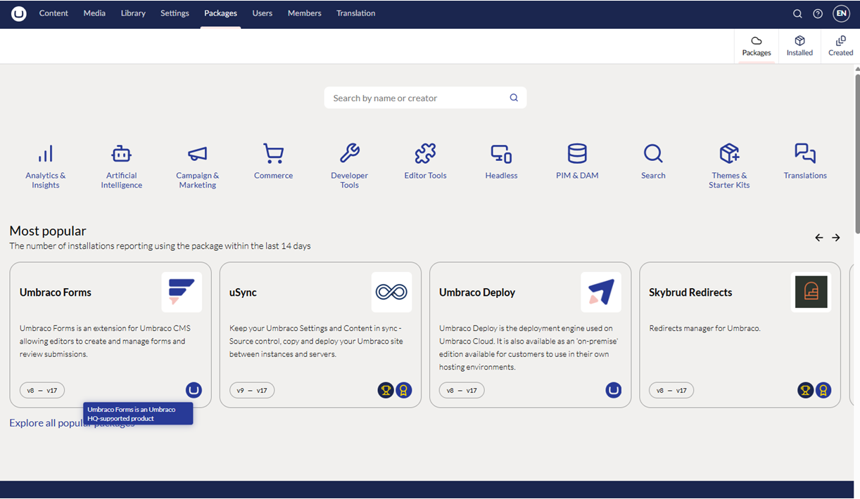 Umbraco CMS