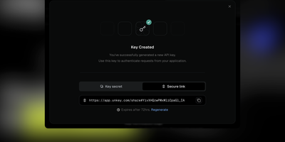 Unkey screenshot thumbnail