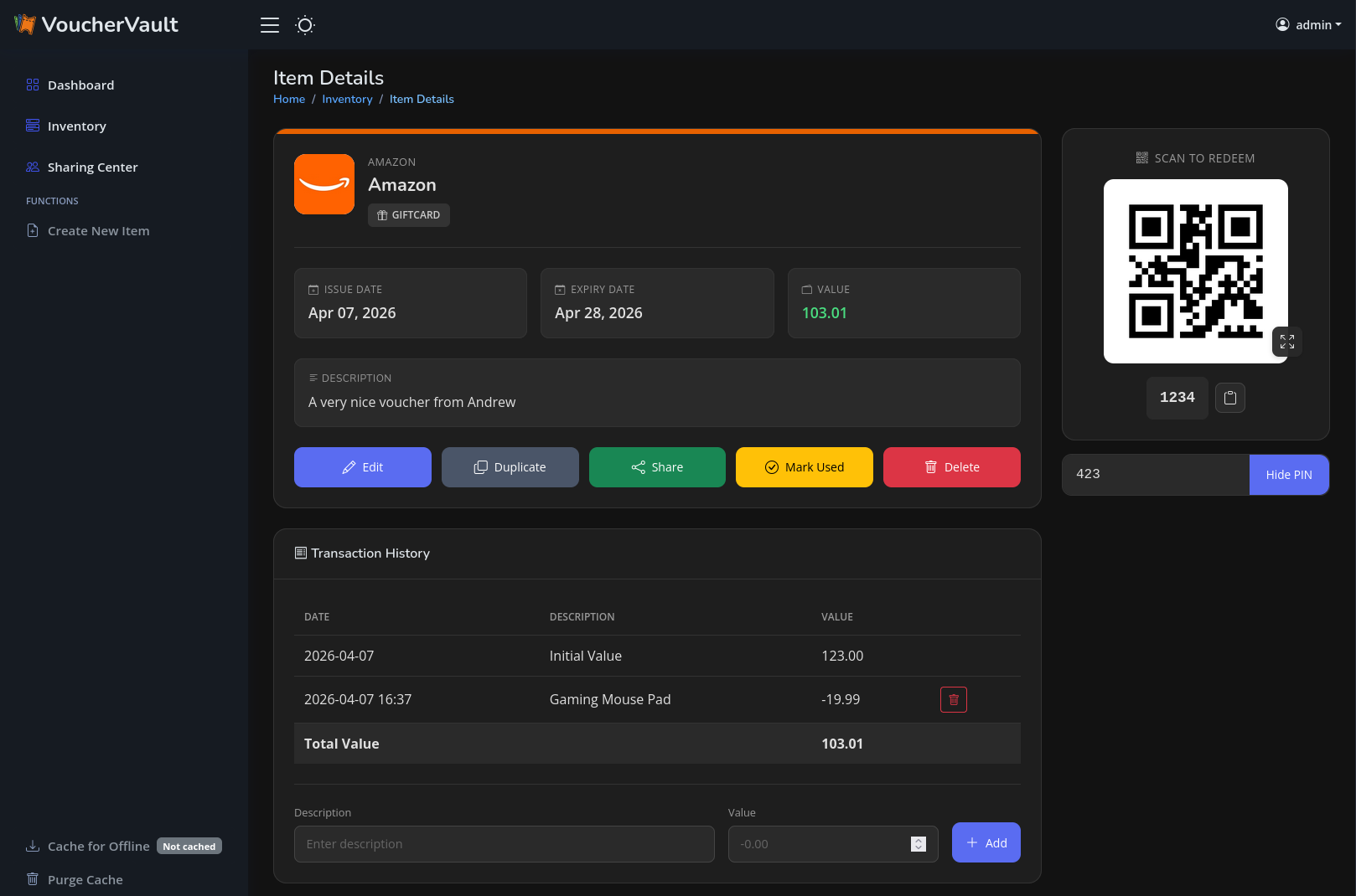 VoucherVault