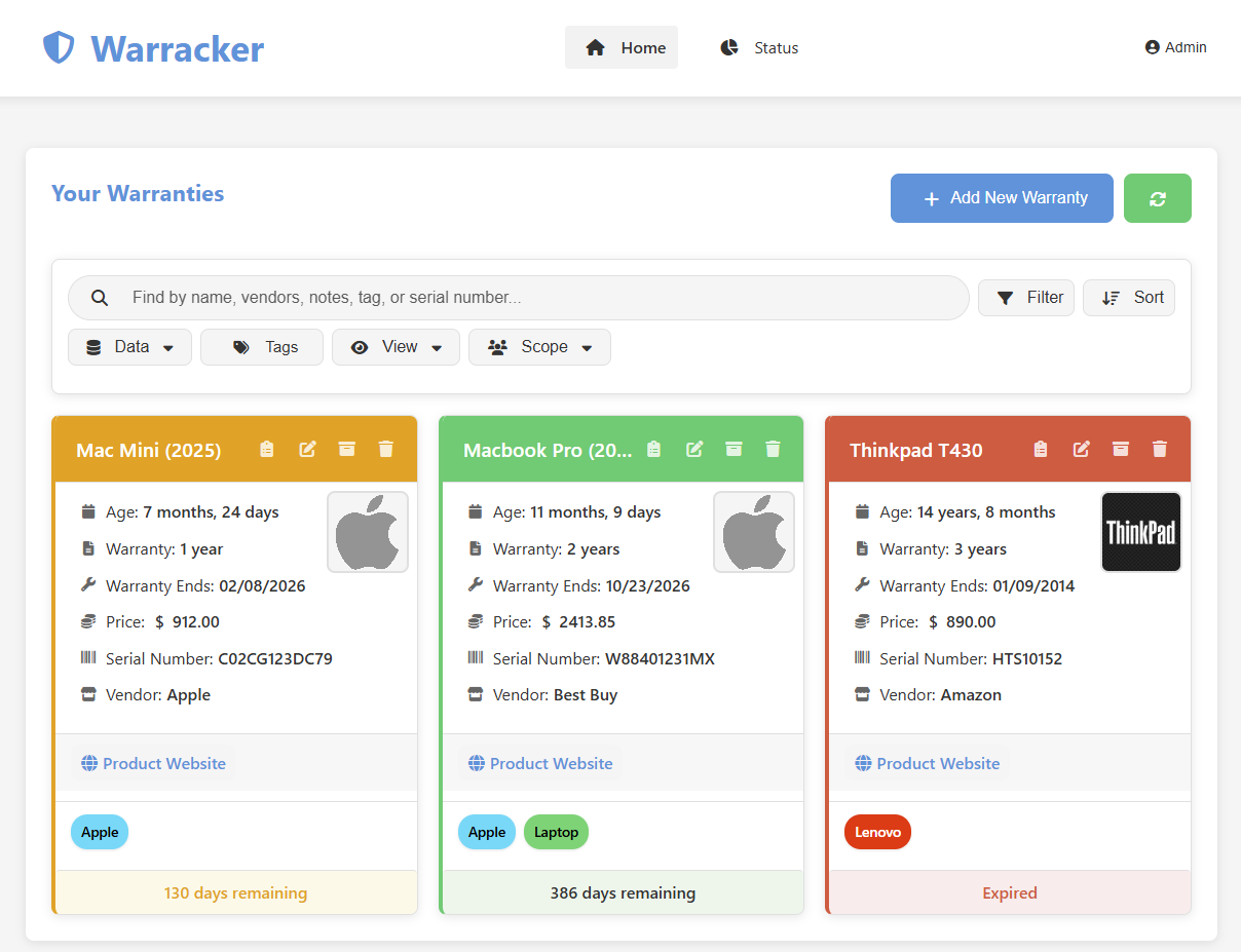 Warracker