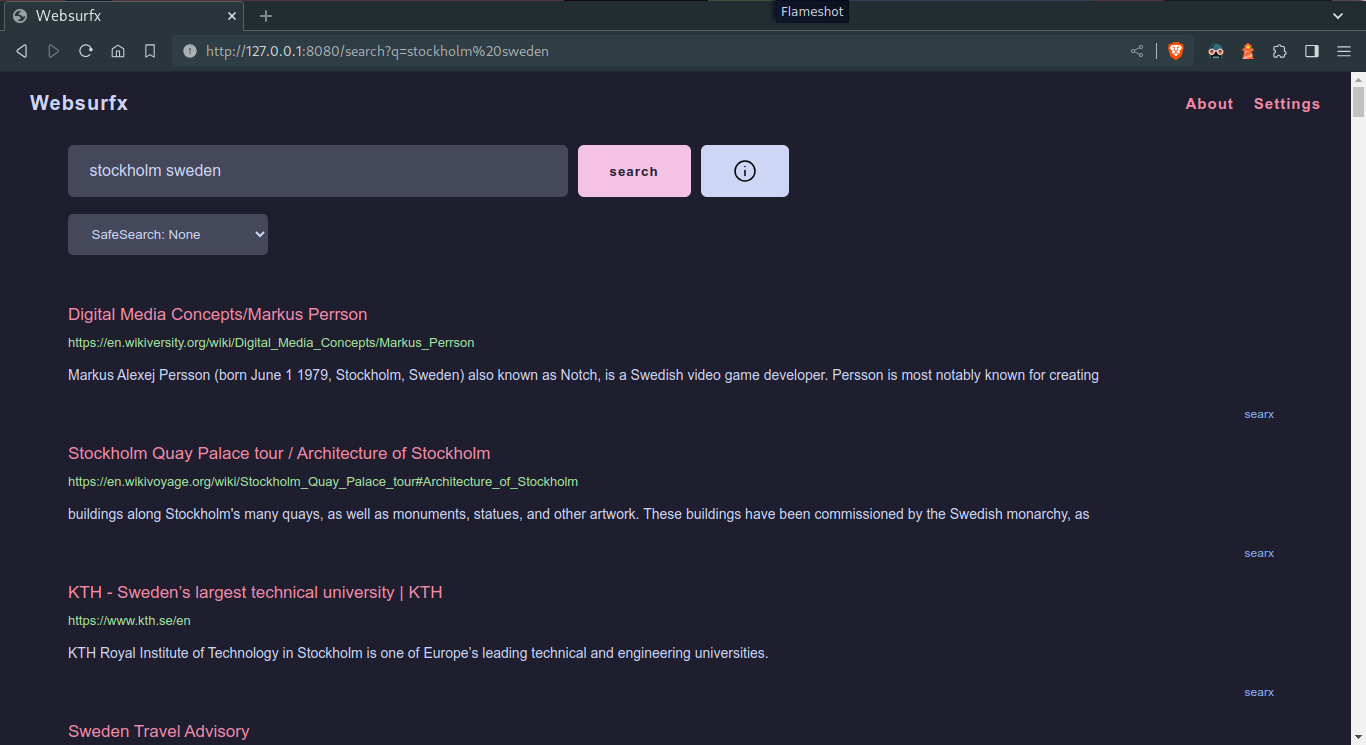 Websurfx