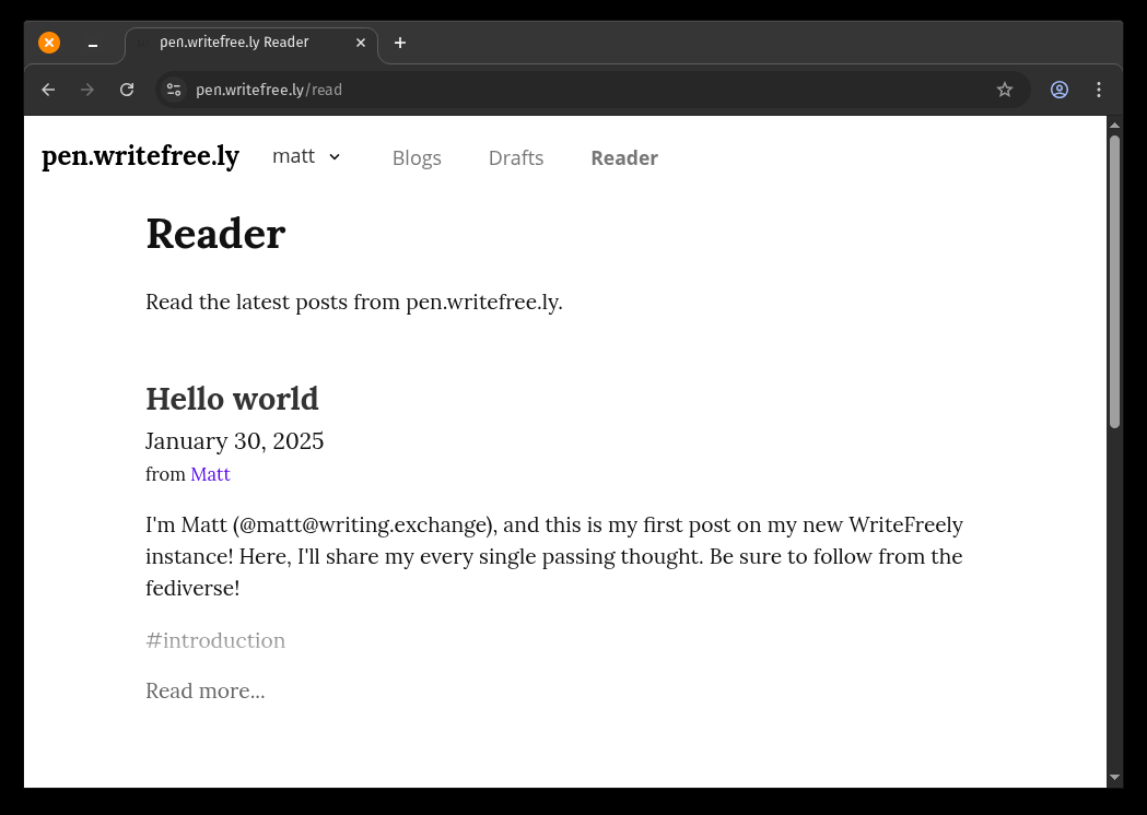 WriteFreely
