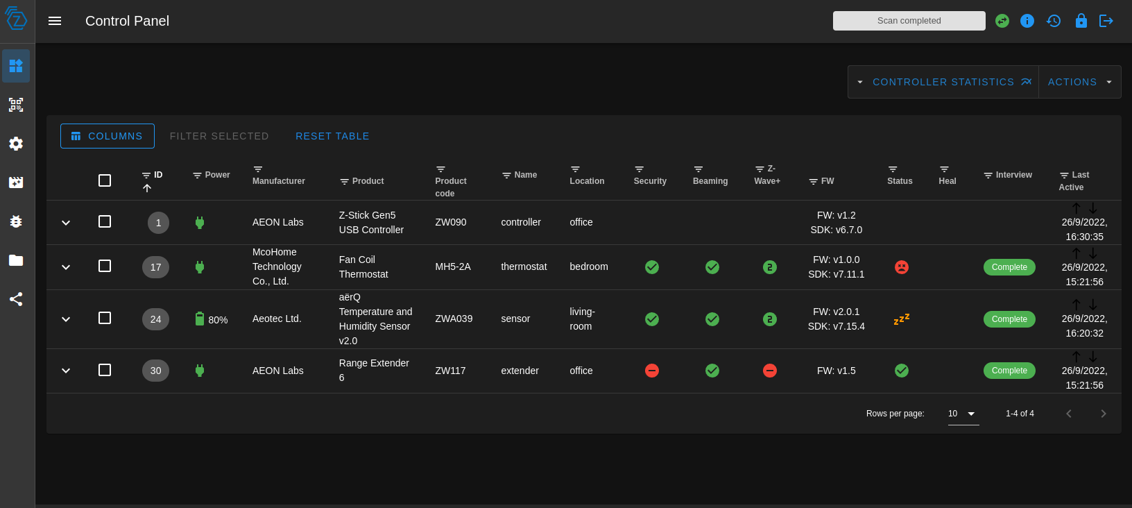 Z-Wave JS UI