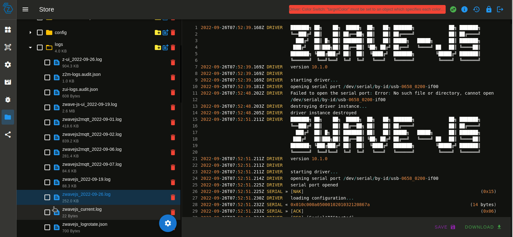Z-Wave JS UI